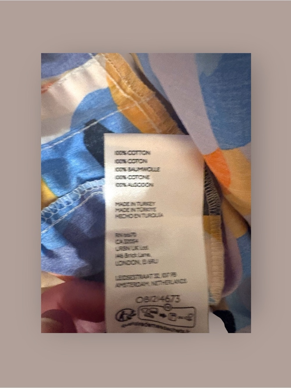Anthropologie Somerset Multicolor Abstract Print Tiered Maxi Dress - Picture 4 of 4